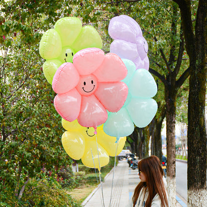 White Daisy Foil Balloons Party Decoration 50pcs 3