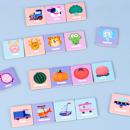 Wooden Magnetic Animal Montessori Toys Educational Board 30cm 3