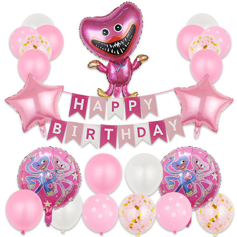 Poppy Playtime Foil Balloon Set Birthday Party Decoration 2