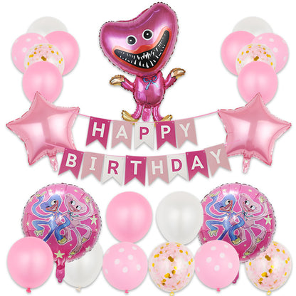Poppy Playtime Foil Balloon Set Birthday Party Decoration 2