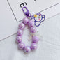 Acrylic Rabbit Bear Beaded Keychain Bracelet Charm 15