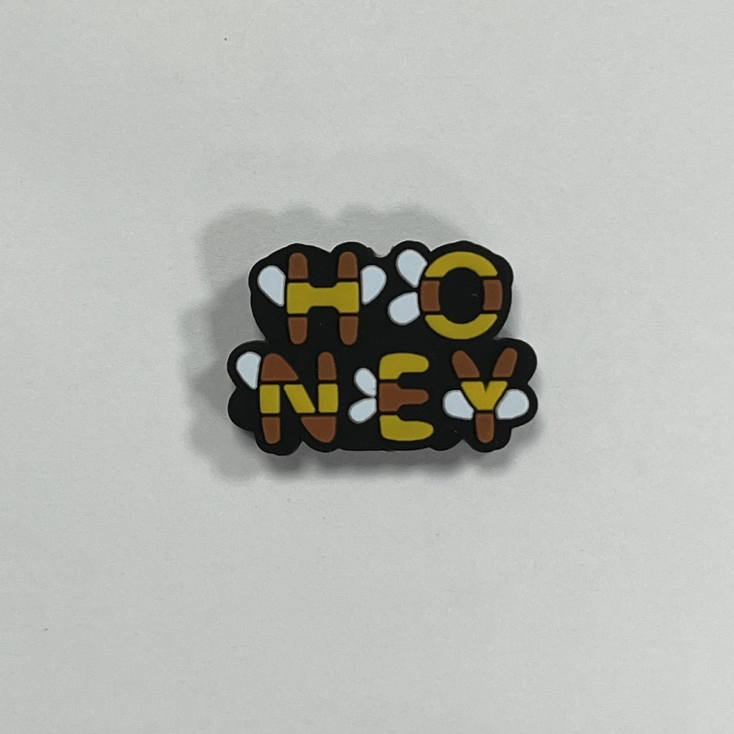 20pcs Silicone Focal Beads Glow In The Dark Animal Bee With Printed Text 8