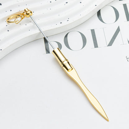 Beadable Letter Opener Metal DIY Craft Supplies 18.4cm Keychain 7