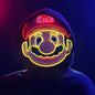 Mario LED Light Up Mask Party Favor Plastic 6
