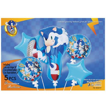 Cartoon Character Foil Balloon Set Kids Party Decoration 2 Sets 11