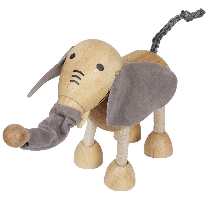 Wooden Animal Simulation Toys Dolls Educational Toy for Kids 6