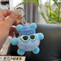 Small Monster Pom Pom Doll Keychain Plush Charm Accessory 14