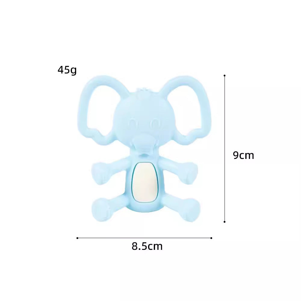 Elephant Silicone Baby Teething Toy 2 Pack 5