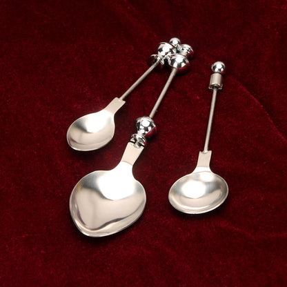 Beadable Spoon Fork Set Stainless Steel DIY Craft Supplies 2