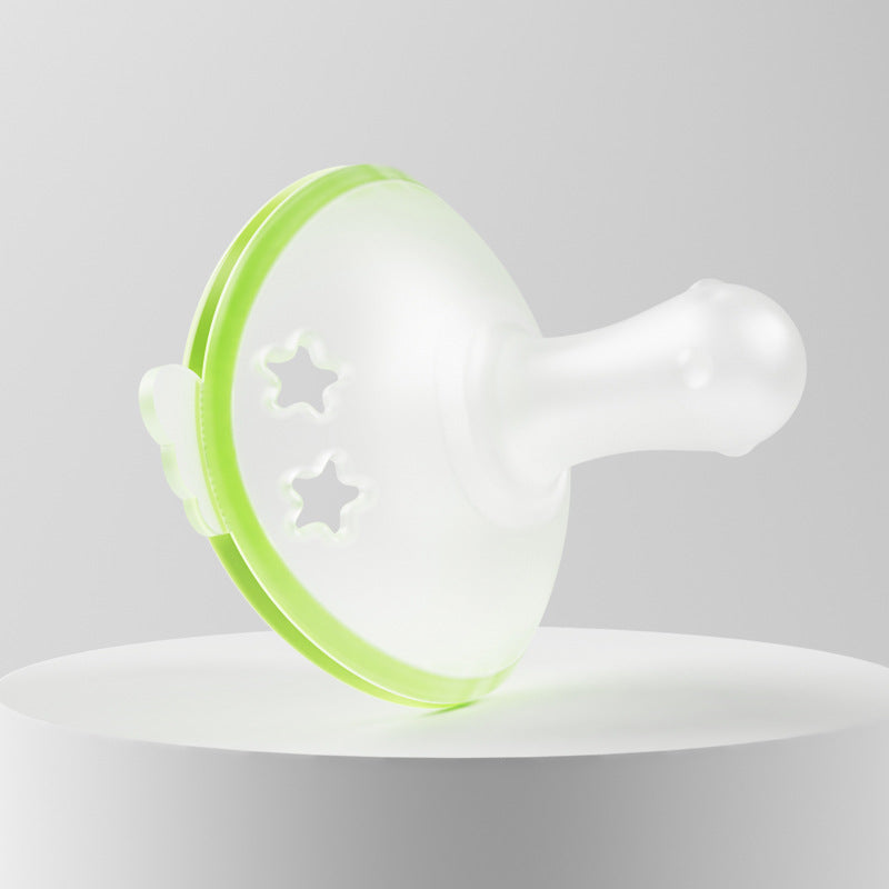 Silicone Teething Toy Ultra Soft Light Pacifier Teether 4