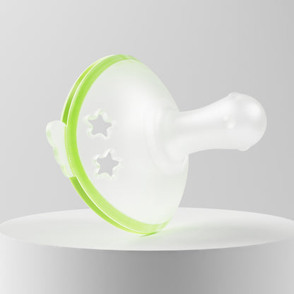 Silicone Teething Toy Ultra Soft Light Pacifier Teether 4