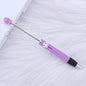 Creative Diy Printable Logo Happy Expression Plastic Beadable Ballpoint Pen 11