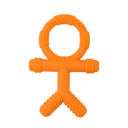 Humanoid Silicone Teething Toy Baby Teether 2 Pcs Set 7