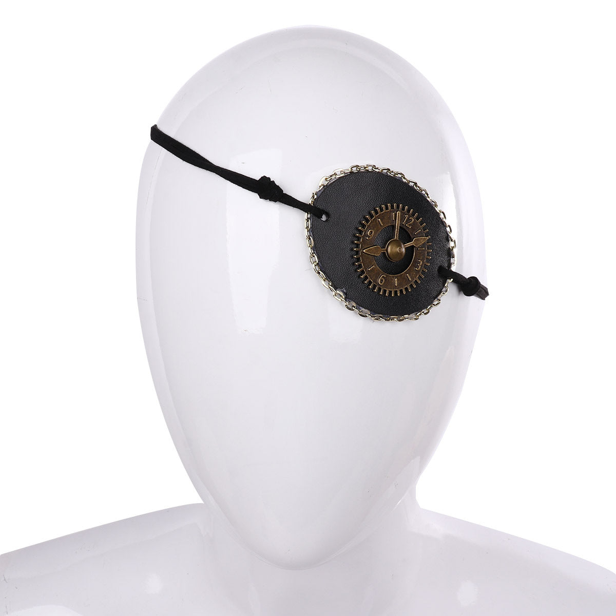 Halloween Pirate Gear Studded Eye Mask Party Accessory 6