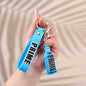 Creative Prime Drink Bottle PVC Keychain Soft Rubber Charm 10