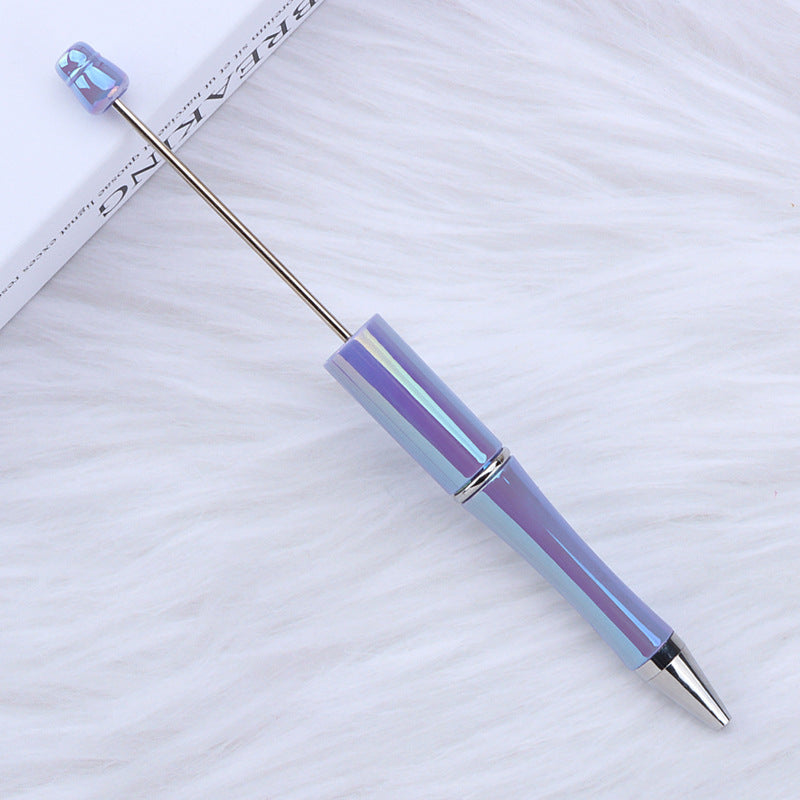 Handle Gradient Color Beadable Ballpoint Pens DIY Rainbow Opal Craft Supplies 21