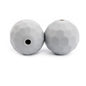 20pcs 12mm 15mm Macaron Polyhedron Silicone Beads Single Color 6