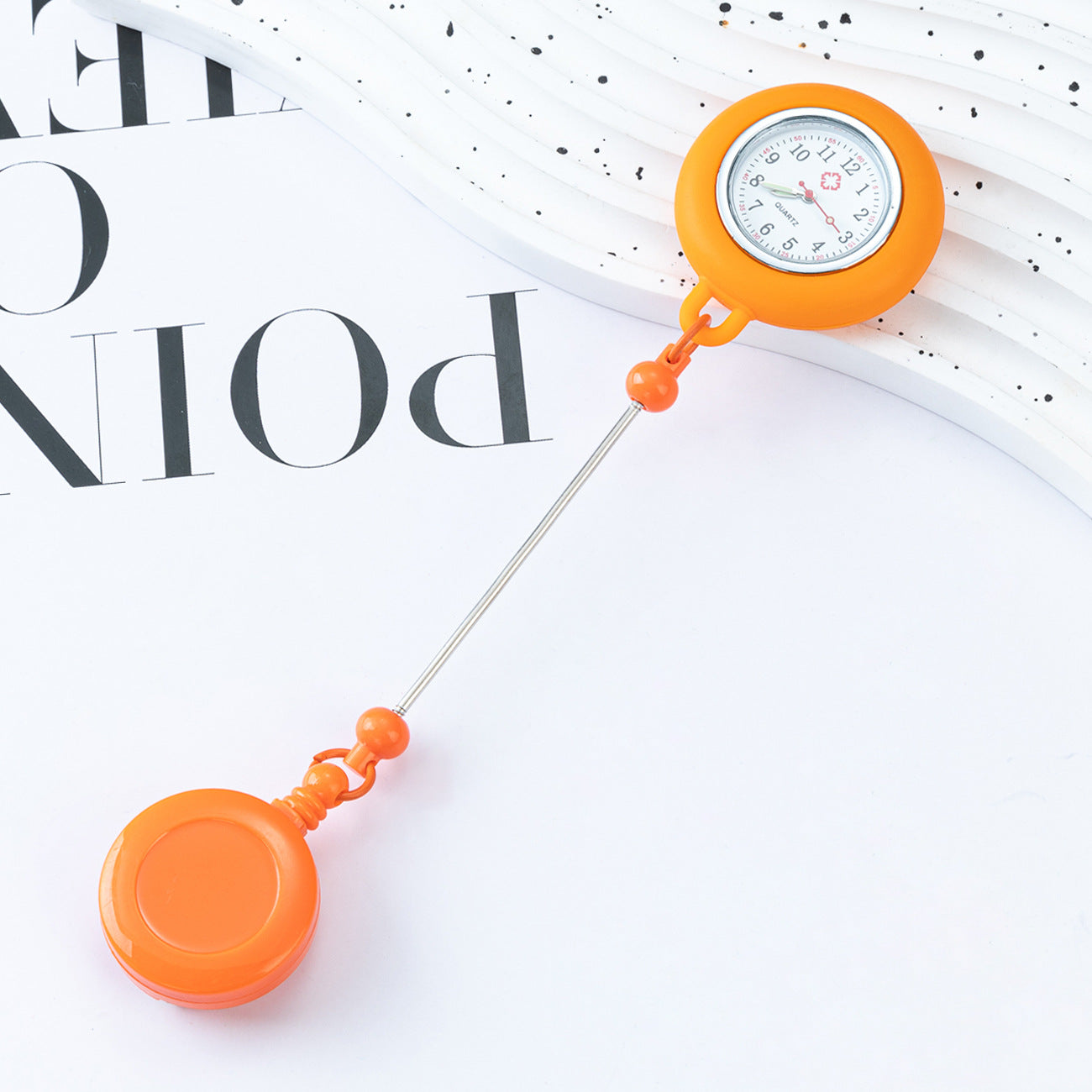 Beadable Glow In The Dark Pocket Watch Silicone DIY Nurse Doctor Gift 10