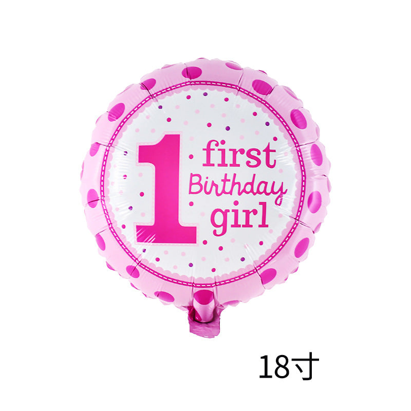 Gender Reveal Foil Balloon Set Baby Shower Party Decoration 50pcs 14