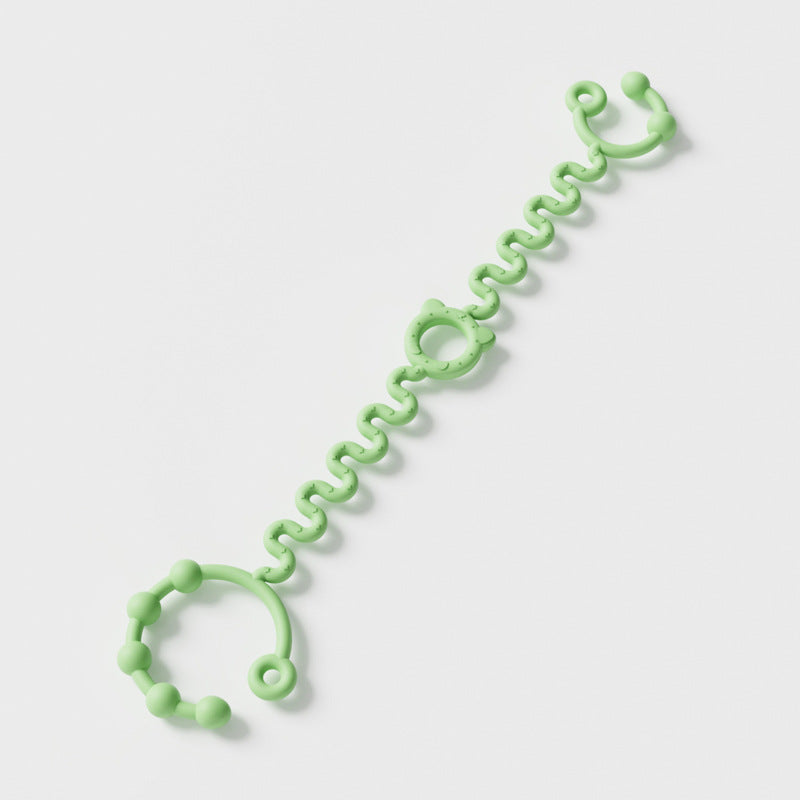 Silicone Baby Teething Toy Chain with Anti Drop Feature 10