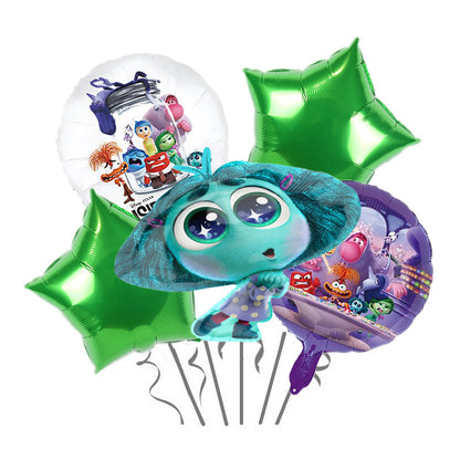 Inside Out Foil Balloon Set Birthday Party Decoration 5pcs 13