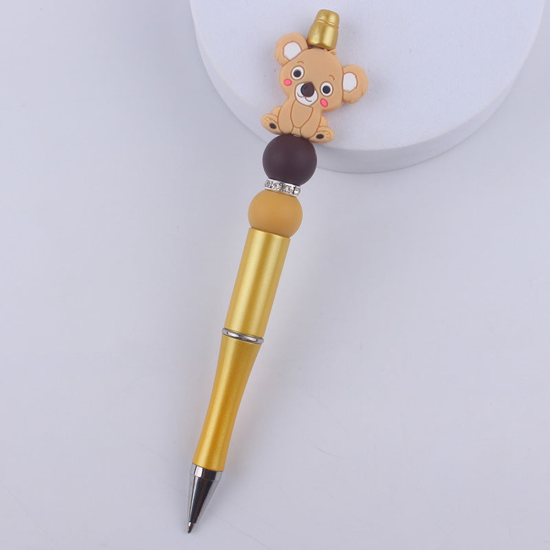 Animal Silicone Beaded Pens Handmade Novelty Ballpoint Pen Gift 15