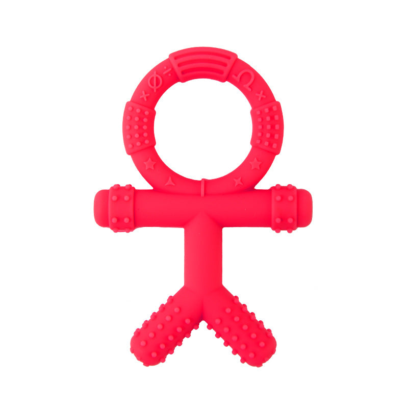 Humanoid Silicone Teething Toy Baby Teether 2 Pcs Set 5