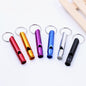 Outdoor Survival Self Defense Whistle Keychain Aluminum Alloy 9x47mm 2