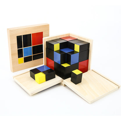 Wooden Montessori Teaching Toys Educational Toy Set 5
