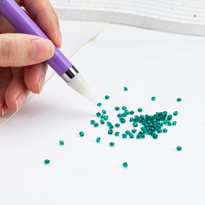 Beadable Point Drill Nail Wax Head Bead Pen Plastic DIY Craft Supplies 2