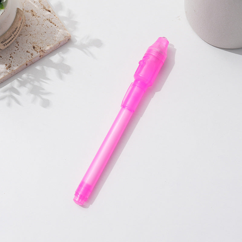 Multi Functional Sharp Tip LED Invisible Ink Pen Magic Light Toy 13cm 7
