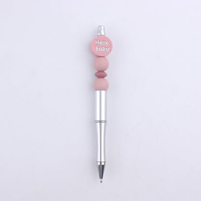 Milk Bottle Silicone Beaded Pens Handmade Office School Supplies 16