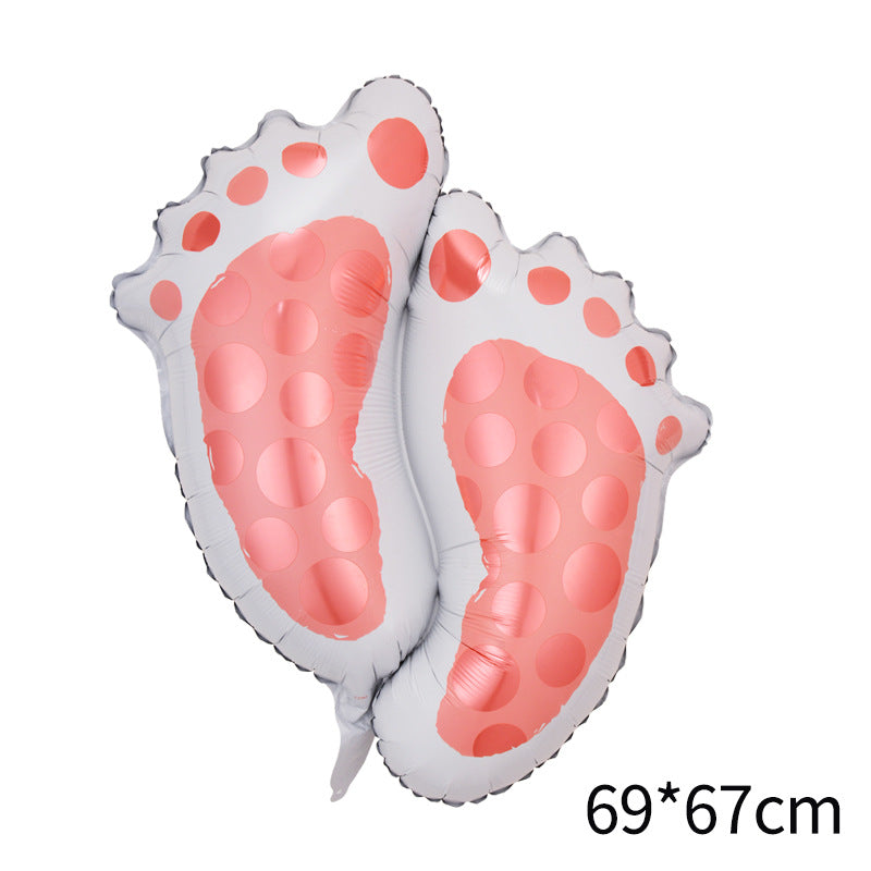 Gender Reveal Foil Balloon Set Baby Shower Party Decoration 50pcs 10