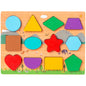 Wooden Alphabet Number Shape Puzzle Montessori Toys 30x22cm 6