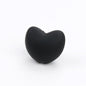 20pcs Silicone Focal Beads Heart Shaped Smooth Surface 9