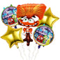 Inside Out Foil Balloon Set Kids Birthday Party Decoration 5pcs 10pcs 7