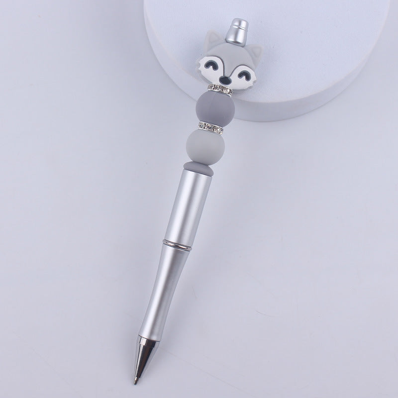 Animal Silicone Beaded Pens Handmade Novelty Ballpoint Pen Gift 28