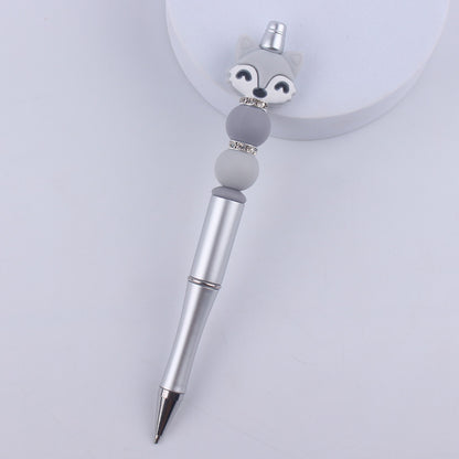 Animal Silicone Beaded Pens Handmade Novelty Ballpoint Pen Gift 28