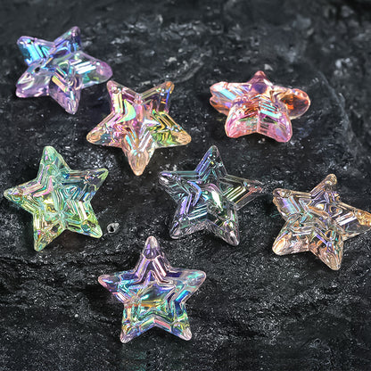 100pcs 12mm Section Round UV Finish Acrylic Beads Jewelry Making 7