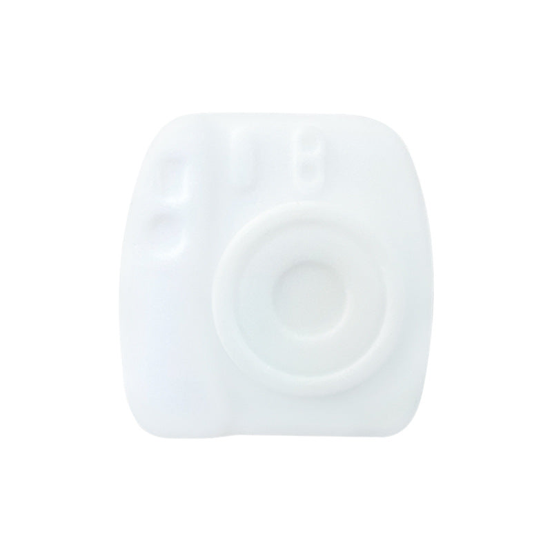 20Pcs Silicone Focal Beads Camera Solid Color Creative Design 12
