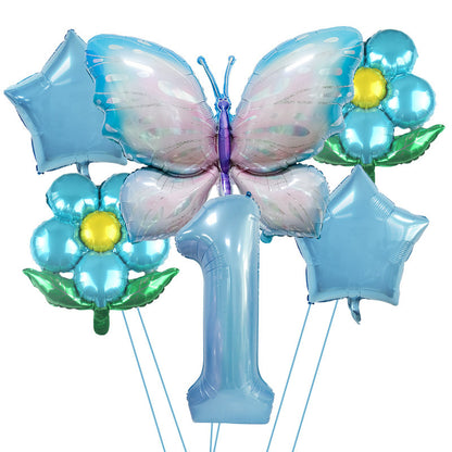 Butterfly Foil Balloon Set Birthday Party Decoration 40 Inch 3