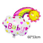 Gender Reveal Foil Balloon Set Baby Shower Party Decoration 50pcs 9