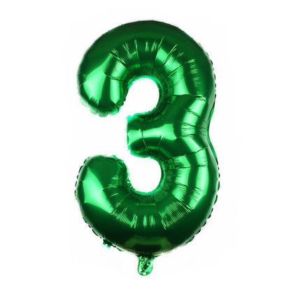 Medium Number Foil Balloons 32 Inch Aluminum 5pcs 4
