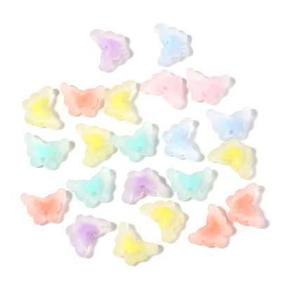 100 Pack Transparent Multi-Style Acrylic Beads Bracelet Accessories 36