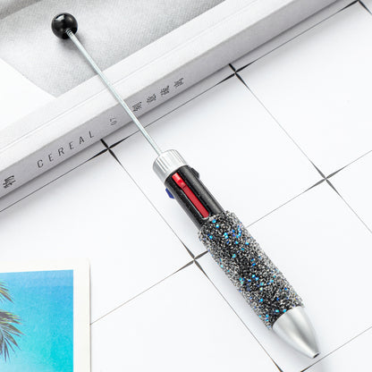 4 In 1 Beadable Ballpoint Pen Plastic DIY Four Color Sugar Craft 4