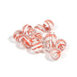 10pcs 16mm Striped Round Acrylic Beads for Jewelry Making 8