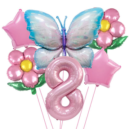 Butterfly Foil Balloon Set Birthday Party Decoration 40 Inch 19