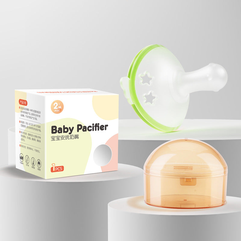 Silicone Teething Toy Ultra Soft Light Pacifier Teether 8