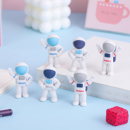Space Astronaut 3D Eraser Toy Random Color for Kids