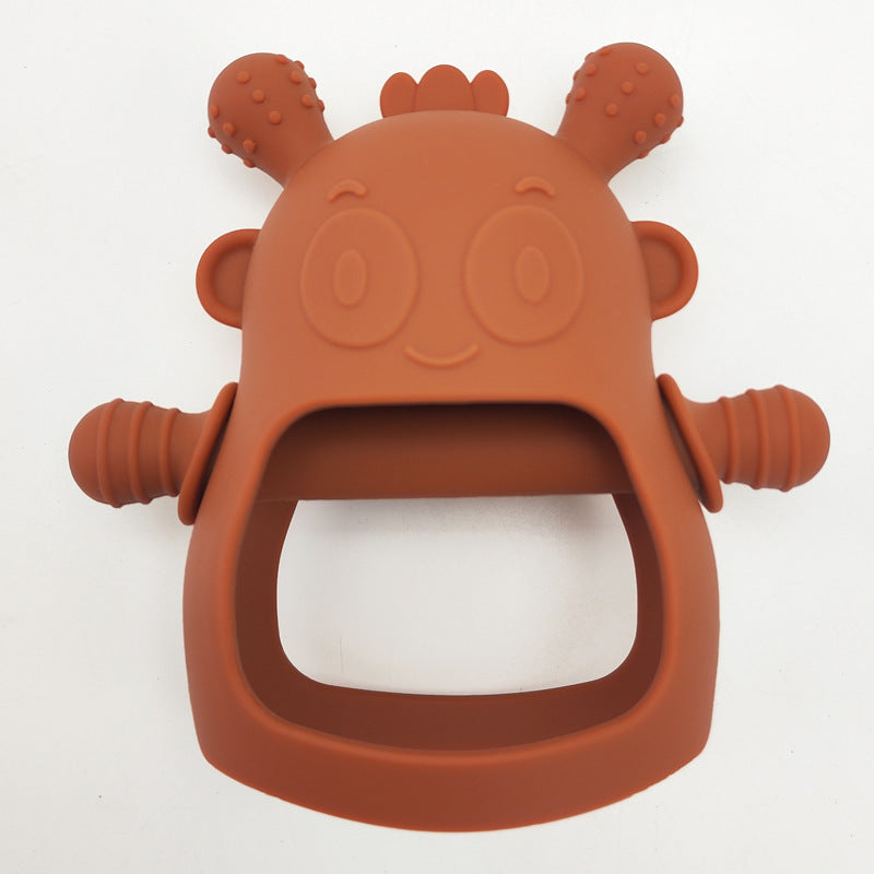 Silicone Baby Teething Toy Monster Grip Shape 2 Pack 10